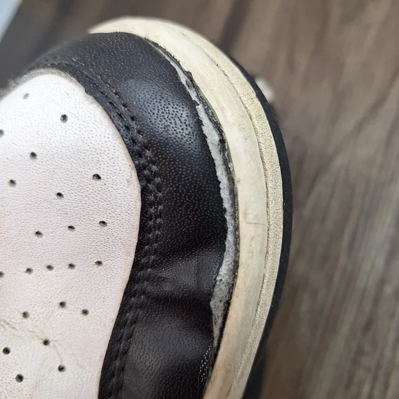 Nike Basketball Dunk Low Panda White Black Leather Sneakers Men's 11 DD1391-100 - Picture 8 of 12